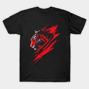 Super Tiger Animal Design T-Shirt